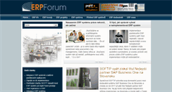 Desktop Screenshot of erpforum.cz